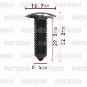 PATRON P370054 Клипса автомобильная [упаковка 10 штук]