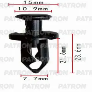 PATRON P370063 Клипса автомобильная [упаковка 10 штук]