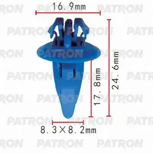 PATRON P370065 Клипса автомобильная [упаковка 10 штук]