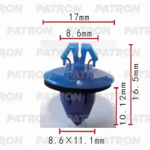PATRON P370068 Клипса Lexus , Toyota применяемость накладки порога