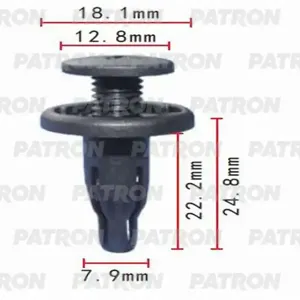 PATRON P370088 Клипса автомобильная [упаковка 10 штук]