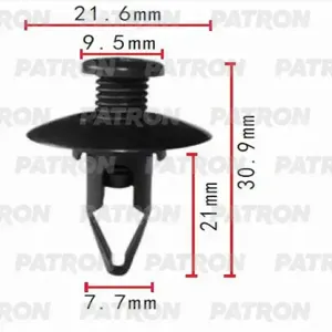 PATRON P370112 Клипса автомобильная [упаковка 10 штук]