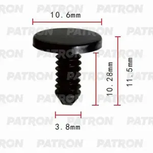 PATRON P370125 Клипса автомобильная [упаковка 10 штук]