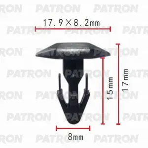 PATRON P370128 Клипса автомобильная [упаковка 10 штук]