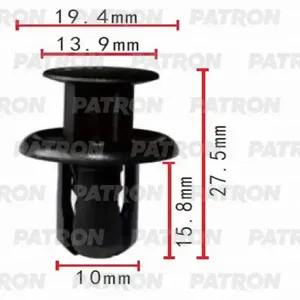 PATRON P370162 Клипса Mazda (мин. 10 шт.)