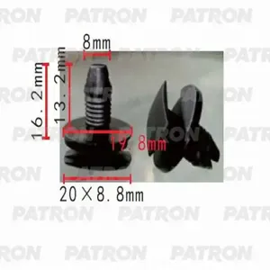 PATRON P370214 Клипса PSA (мин. 10 шт.)