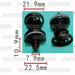 PATRON P370254 Клипса крепления обивки двери Audi Q6, Audi Q7, Audi A8,RS5, Audi RS7, Audi A7, Audi A4, Jetta , Polo , Passat