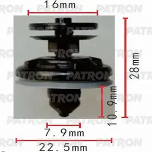 PATRON P370255 Клипса VAG (мин. 10 шт.)