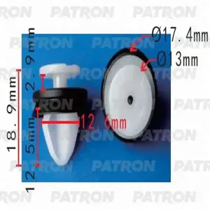 PATRON P370272A Клипса PSA (упаковка 100шт.)