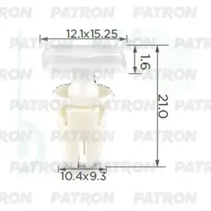 PATRON P370284A Зажим пластиковый