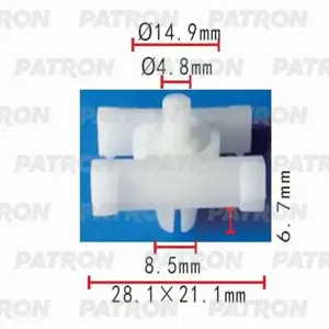 PATRON P370292 Зажим пластиковый