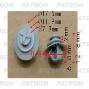 PATRON P370299 Зажим пластиковый