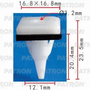 PATRON P370300 Клипса автомобильная [упаковка 10 штук]