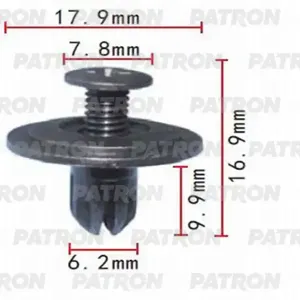 PATRON P370316 Клипса автомобильная [упаковка 10 штук]