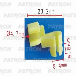 PATRON P370344 Клипса автомобильная [упаковка 10 штук]