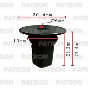 PATRON P370349 Клипса автомобильная [упаковка 10 штук]