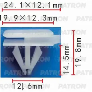 PATRON P370387 Клипса-фиксатор General Motors