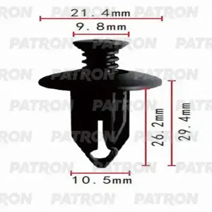PATRON P370440 Клипса автомобильная [упаковка 10 штук]
