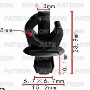 PATRON P370455 Держатель пластмассовый