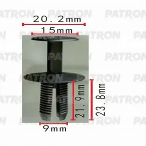 PATRON P370473 Клипса автомобильная [упаковка 10 штук]