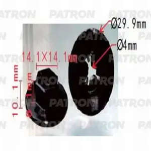 PATRON P370524 Клипса автомобильная [упаковка 10 штук]