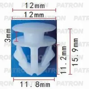 PATRON P370593 Зажим пластиковый