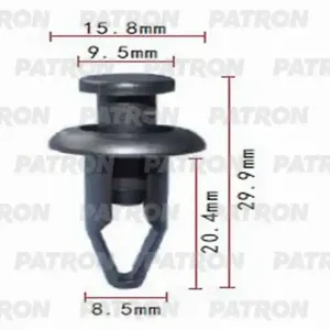 PATRON P370677 Клипса автомобильная [упаковка 10 штук]