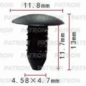 PATRON P370716 Клипса автомобильная [упаковка 10 штук]