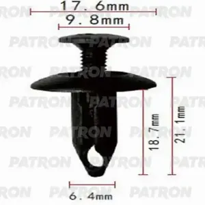 PATRON P370753 Клипса автомобильная [упаковка 10 штук]