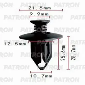 PATRON P370759 Клипса автомобильная [упаковка 10 штук]