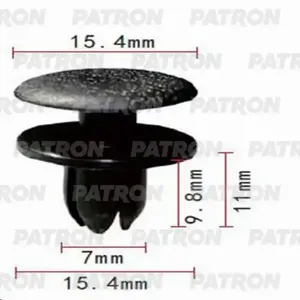 PATRON P370776 Клипса автомобильная [упаковка 10 штук]