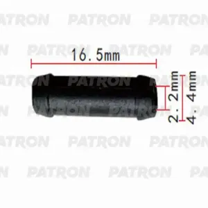 PATRON P370840 Соединитель прямой 4x4