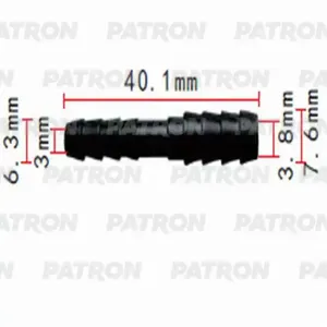 PATRON P370844 P370844 Тройник Прямой 6x5