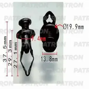 PATRON P370908 Клипса HYUNDA Kia бампер