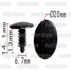 PATRON P370909 Клипса Hyundai Kia