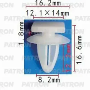 PATRON P370937 Клипса крепления молдинга Mitsubishi