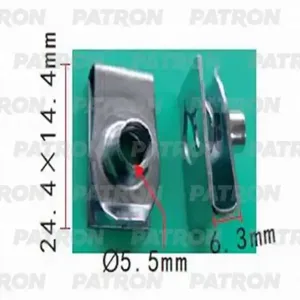 PATRON P370948 Клипса металлическая General Motors