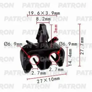 PATRON P371030 Держатель пластмассовый