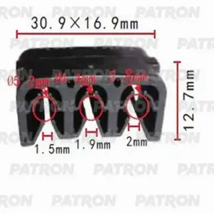 PATRON P371046 Держатель пластмассовый