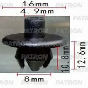 PATRON P371086 Клипса GM, Hyundai , Kia , Opel применяемость уплотнитель