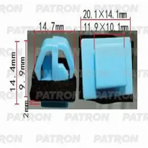 PATRON P371187 Клипса Hyundai Kia применяемость: молдинги (мин. 10 шт.)
