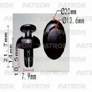PATRON P371218 Клипса Mercedes