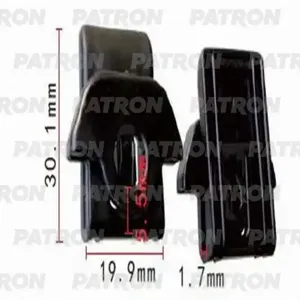 PATRON P371330 Клипса автомобильная [упаковка 10 штук]