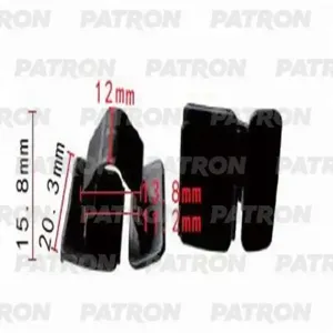 PATRON P371337 Зажим пластиковый