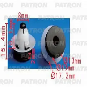PATRON P371377 Клипса крепёжная Volvo S40 05>V60 11>XC60 09>