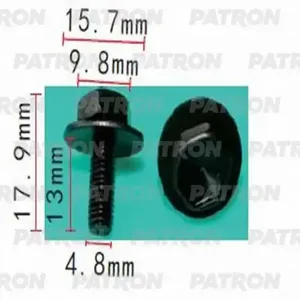 PATRON P371429 Клипса автомобильная [упаковка 10 штук]