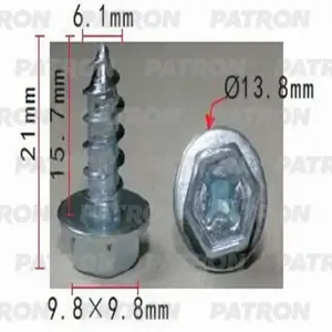 PATRON P371440 Шуруп металлический