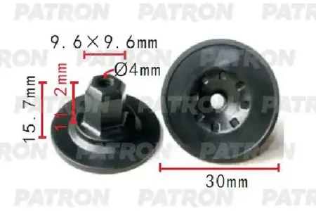 PATRON P371450 Гайка пластмассовая VAG