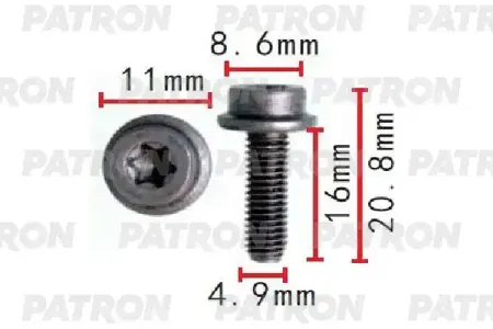 PATRON P371523 Винт металлический