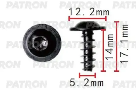PATRON P371534 Винт металлический
